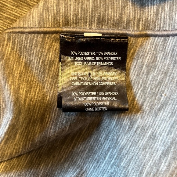 Orage Yoga Running Pullover Women’s XS Gray Spacedye ¼ Zip Spandex Thumb Holes - Picture 6 of 6